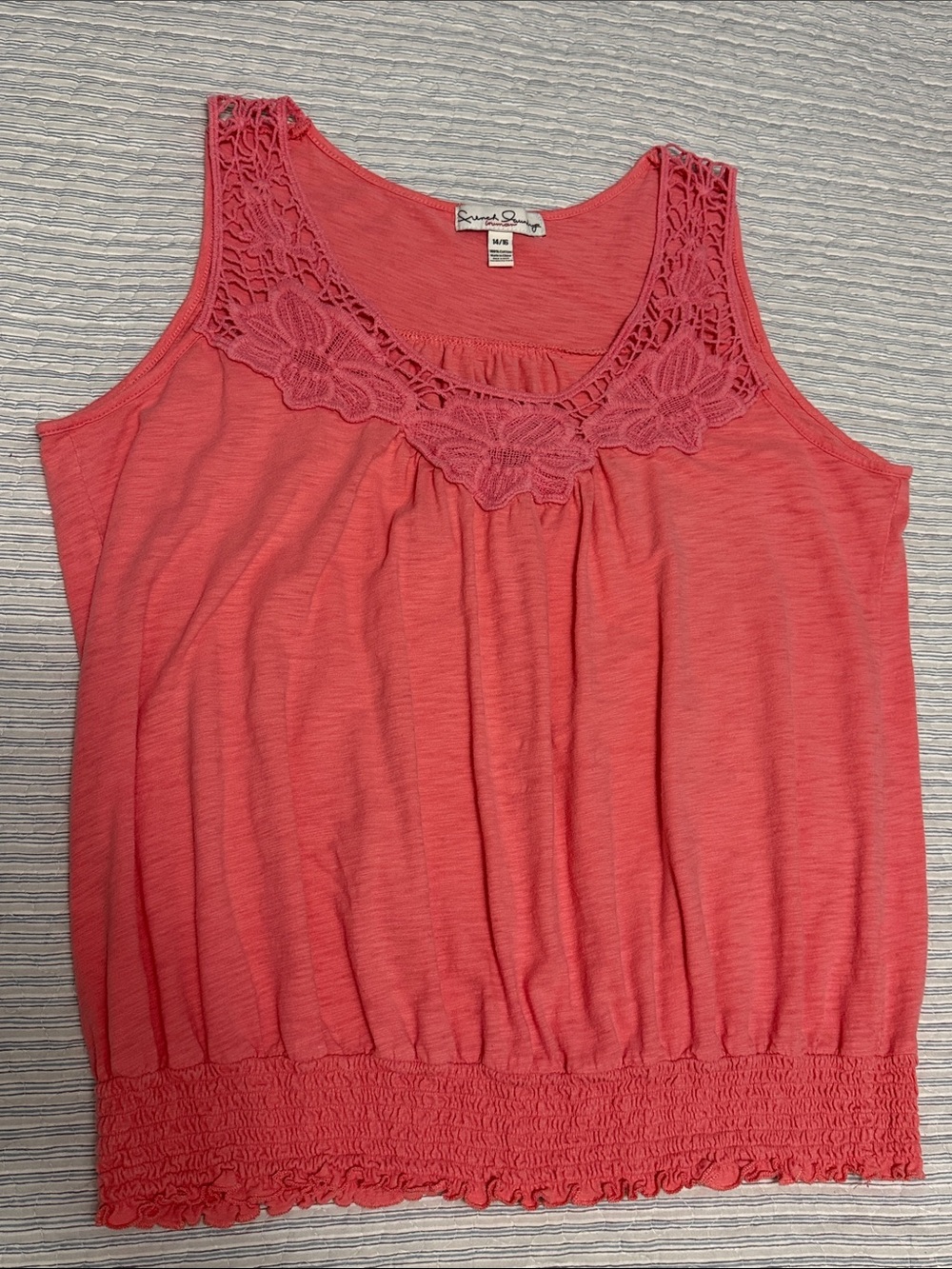French Laundry 100% Cotton Sleeveless Blouse